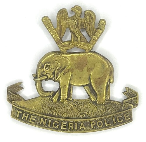 Obsolete nigeria police metal - nigeria,