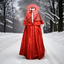 Ladies Red Victorian Costume