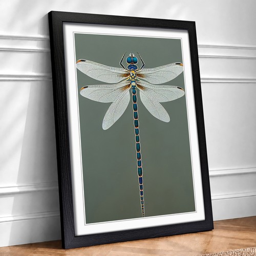 Breathtaking dragonfly framed - dragonfly,