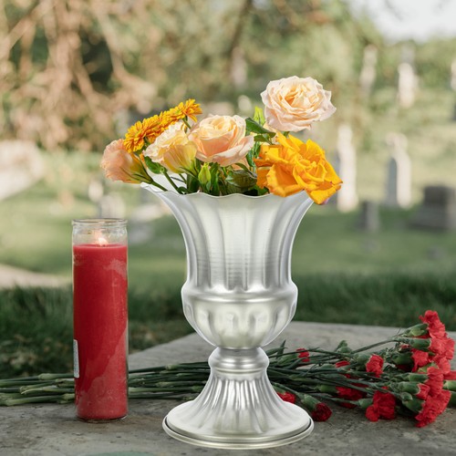 Iron urn planter - iron,