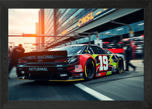 Nascar stock car pit - car,