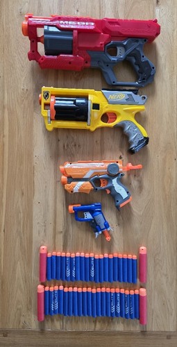 Nerf guns with bullets - with, bundle