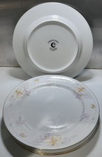 Set Of 4 Crescent Jie Pai 10.5" China Dinner Plates. UK ONLY. Free Postage.
