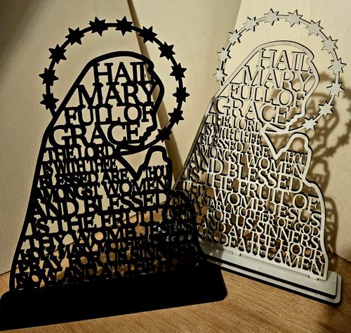 Hail mary prayer - hail, ornament