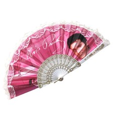 Elvis Presley Hand Fan - Pink
