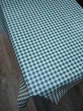Small Green Gingham Check PVC
