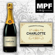 Personalised champagne - personalised,