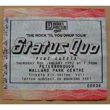 STATUS QUO PETERBOROUGH