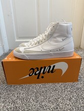 Nike Blazer Mid '77 SE Leather - CZ4627 100 - White-Hyper Royal- UK 6