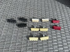 Old School BMX Brake Pads Red White Black Skyway Tuff Style