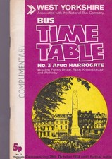 WEST YORKSHIRE BUS TIMETABLE