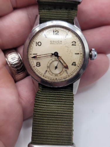 Rare 1940s wwii gruen - rare,