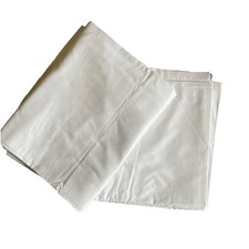 Lot of 2 Belledorm Egyptian Cotton 200 Count Duvet Cover White Single Crisp Cool