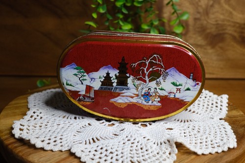 Vintage oriental style oval - vintage,