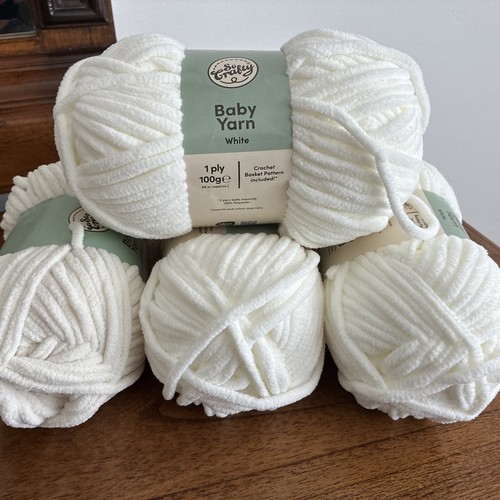Crafty baby yarn white x - crafty, 4