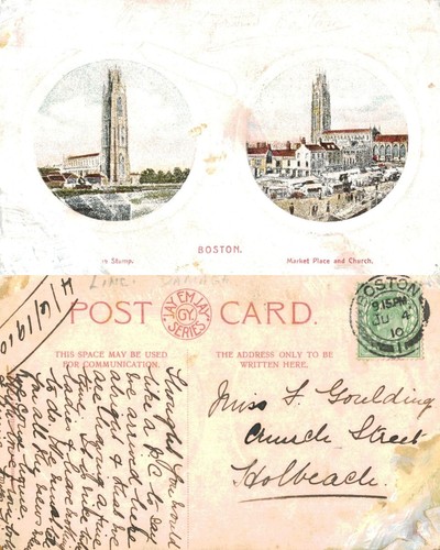 Vintage postcard boston - postcard,