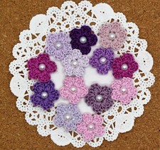 Crochet Flowers Appliques