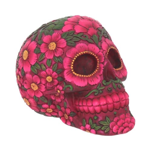 Pink sugar blossom - pink, skull