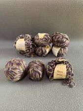 Rowan Linen Print Yarn Viscose approx 500g Balls Purple Blue Knitting Shade 348