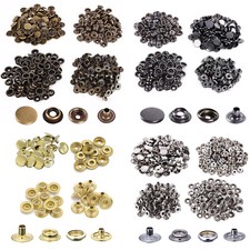 Large 4 Parts Press Studs