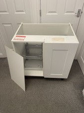 Wren Kitchen Magic Corner Unit Stainless Steel Baskets 800mm Right Hand