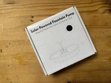 Bird Bath Fountain Solar Powered Water Pump Floating Outdoor Pond Garden Pool