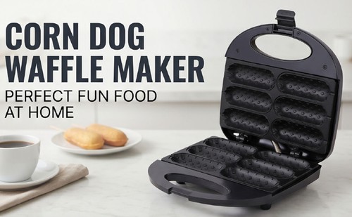 Corn dog waffle maker - dog, hot