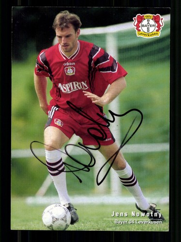 Jens nowotny autograph card - jens,