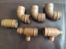 28mm Yorkshire Copper Pipe Fittings X 6