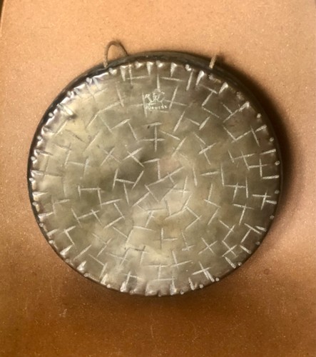 Vintage copper brass gong - vintage,