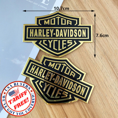 Harley davidson tank badges - davidson,