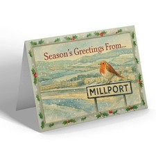 CHRISTMAS CARD - Millport - Kames Bay - Vintage Design b