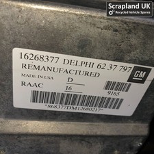 VAUXHALL ASTRA Mk4 G 1998–2004 1.6 Petrol Engine Control ECU 16268377
