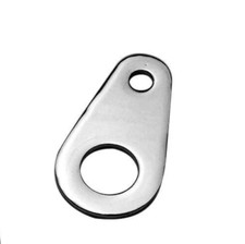 Harley Davidson Style Ignition Switch Plate Custom Chrome 12943 (12228 T89)