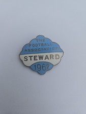 The Football Association Steward 1962 Badge Vintage Memorabilia rare 