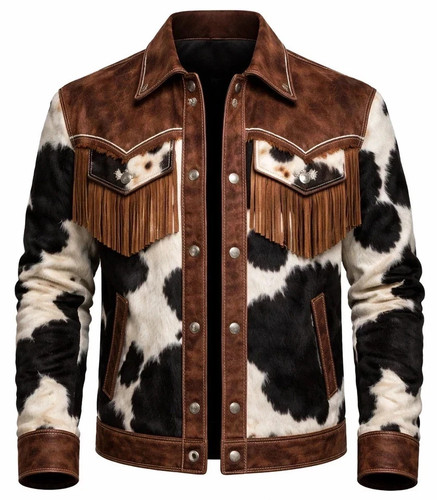 Men genuine cowhide fringe - genuine,