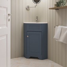 580mm Blue Corner Freestanding