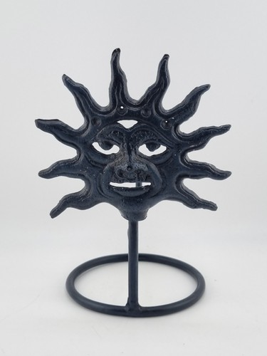 Celestial candlestick sun face - candlestick,