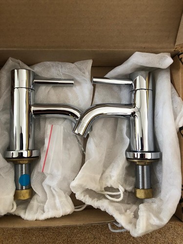 Fired earth basin taps - fired,