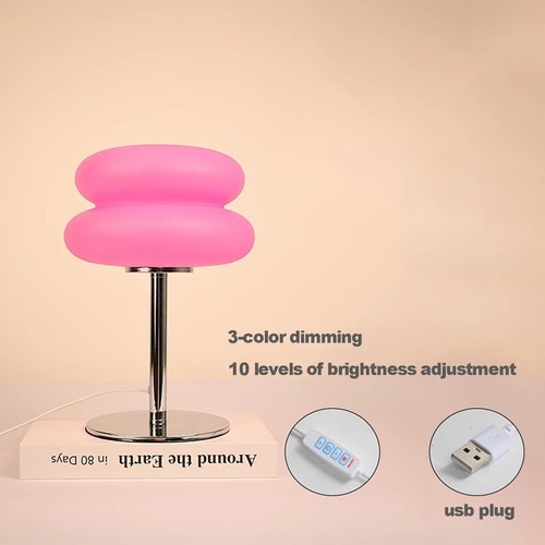 Glass table lamp trichromatic - table,