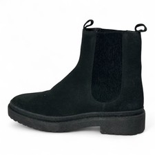 M&S  Per Una Black Suede