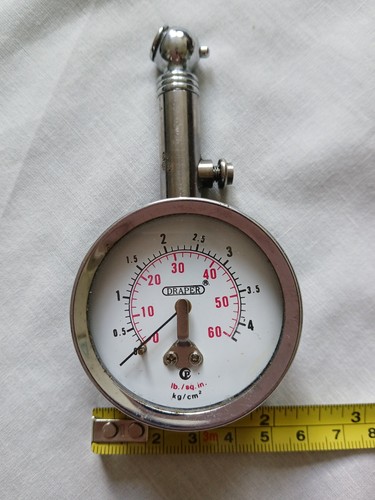 Vintage draper pressure gauge - vintage,