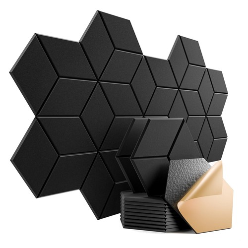 12pcs hexagon self adhesive - hexagon,