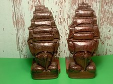 HMS Ganges Teak Hand Carved