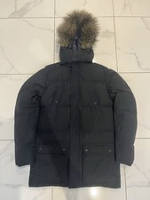 Tommy Hilfiger Navy Down Feather Faux Fur Hood Jacket / Coat - Size Mens XL