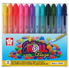 12 x Sakura Gelly Roll Gel Pen