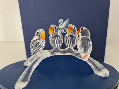 Swarovski crystal feathered - crystal,