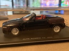 RARE SPARK S0609 ALFA ROMEO RZ 1992 1/43 CAR MODEL IN BLACK
