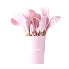 12 Pcs Kitchen Utensils Set Silicone Cooking Nonstick Spatula Turner Spoon Tools