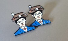 Mary Poppins Stud Earrings